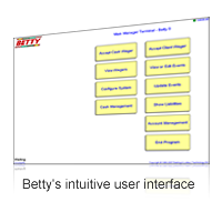 Betty Software is simple to use with an intuitive interface
